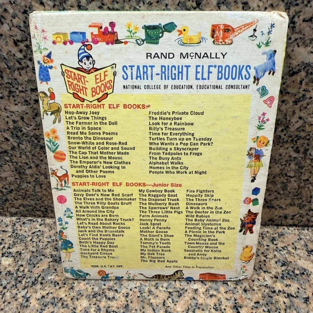 Vintage 1969 Let's Find Koala Bears Ida Harper Simmons Rand McNally Elf Book